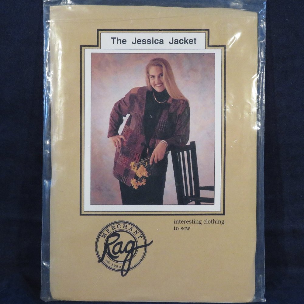 RAG Merchant The Jessica JACKET Patchwork Sizes 6-18 Vintage UNCUT (#940)